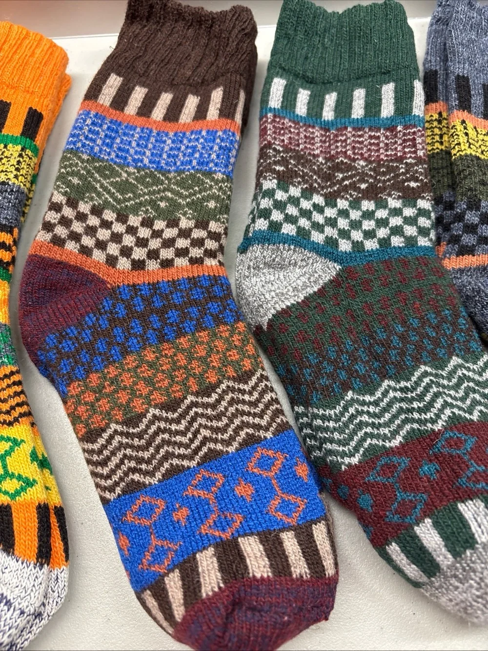 SVEA Merino Wool Hiking Nordic Socks for Men Women 5 Pairs Thermal Medium